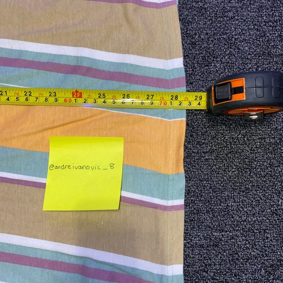 PacSun Abstract Multi-Colored Stripes T-Shirt - Picture 4 of 6